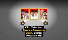 KPU Tetapkan Capres-Cawapres 2024, Sesuai Putusan MK