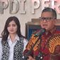 Konpers Sekjen PDIP Hasto Kristiyanto di DPP PDIP, Menteng