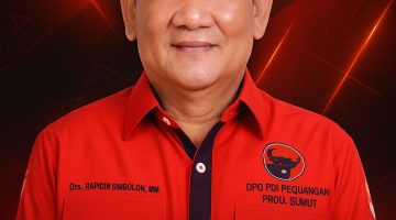 Horas, Bang Rapidin Simbolon Kembali Nahkodahi PDI Perjuangan Sumut, Selamatlah.!